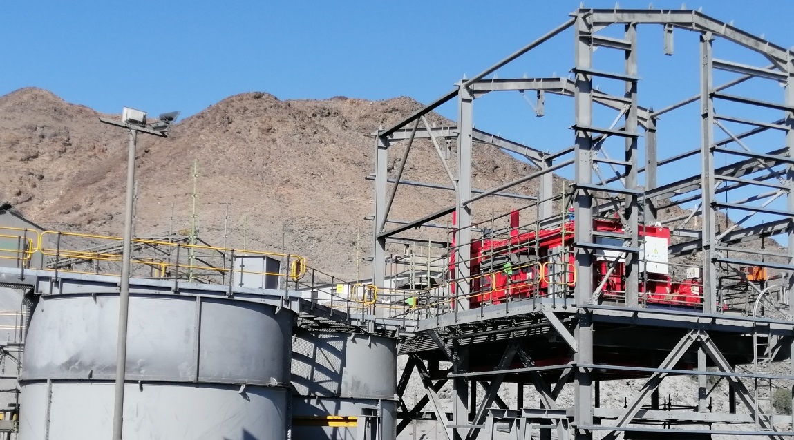Filtro prensa TH para tratar concentrado de zinc en Namibia